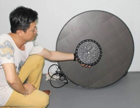 直径300mm室内led时钟、、、logo展示圆形屏现货供应！！！！